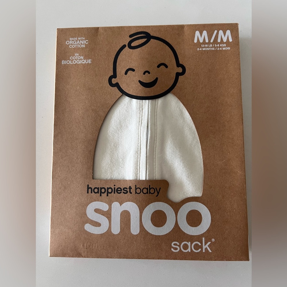 SNOO 12-18lb Medium 100% Organic Sleep Sack in Ivory